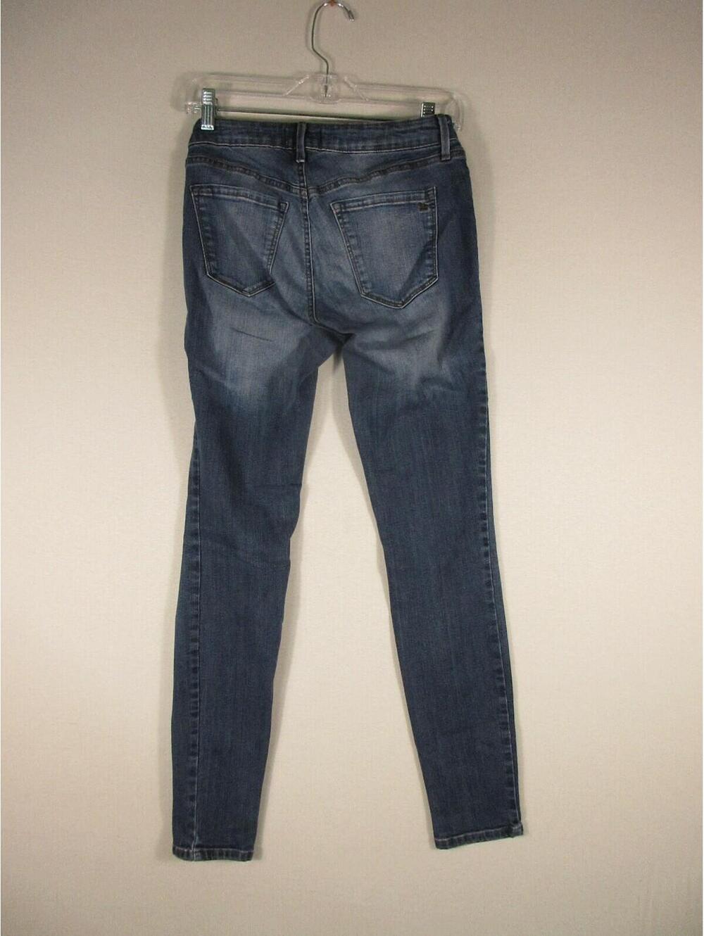 Jessica Simpson Womens Kiss Me Super Skinny High Waist Pockets Size 28 Blue - Picture 5 of 6